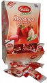 bala caramelo morango display